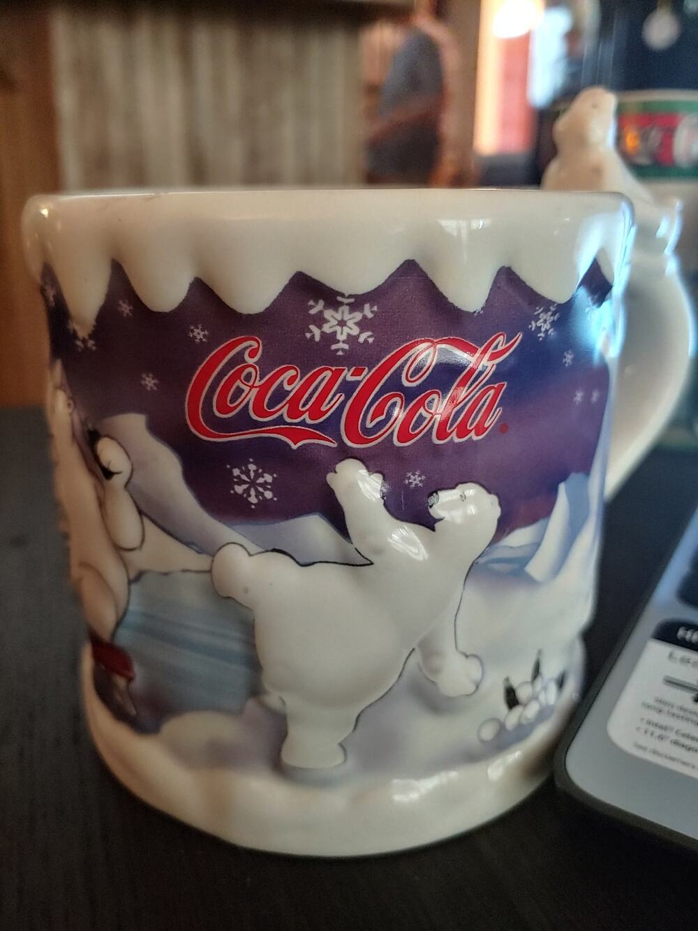 Vintage 2002 Houston Harvest Coca Cola Coffee Mug